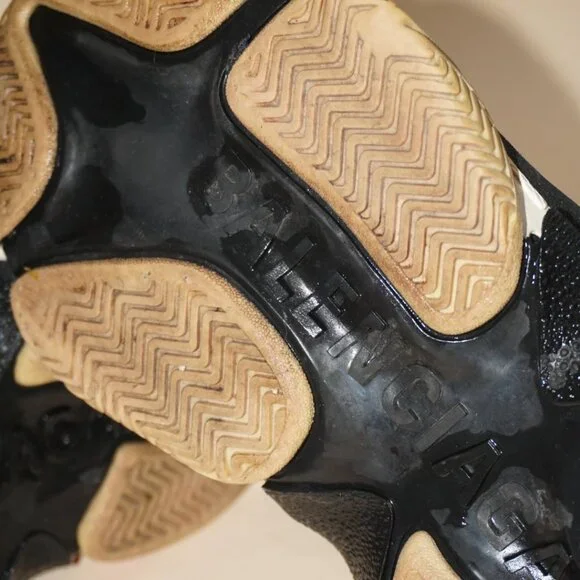 Balenciaga Triple S Mesh/ Leather Black Red White Trainers - Size EU 39 - Picture 10 of 13